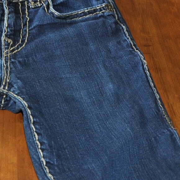 True Religion Super-T Large Stitch Geno Relaxed Slim Blue 29 - Picture 14 of 14